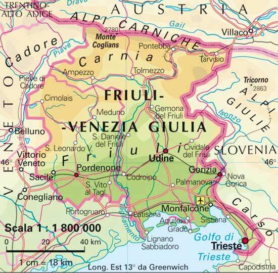 Dettati Ortografici E Materiale Didattico Sul FRIULI VENEZIA GIULIA